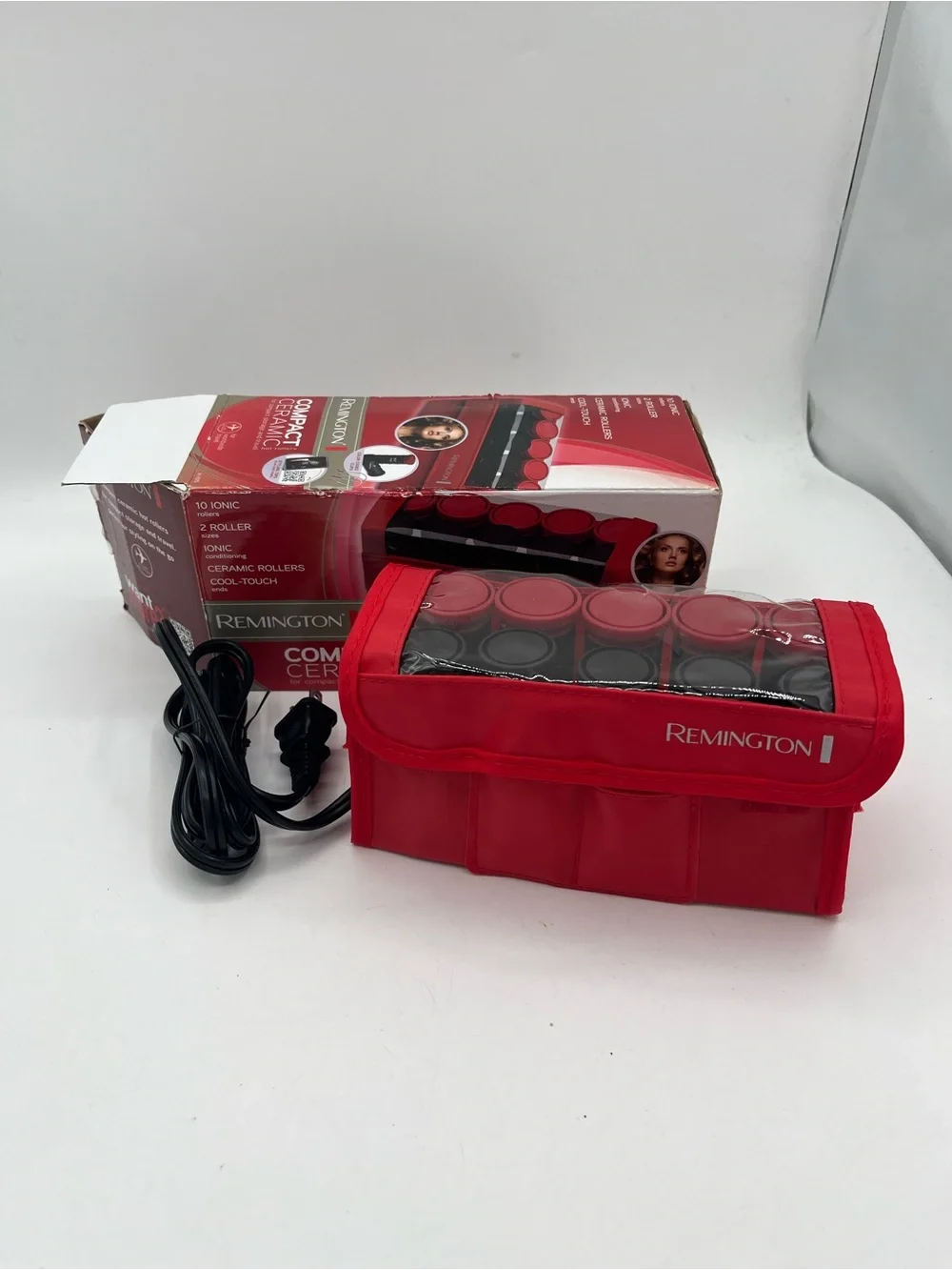 Remington Red and Black Ceramic Hot Roller Set